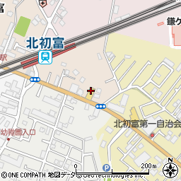 ビッグ・エー鎌ヶ谷北初富店周辺の地図