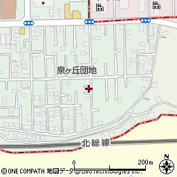 千葉県松戸市松飛台583-9周辺の地図