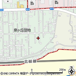 千葉県松戸市松飛台586-3周辺の地図