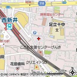 パークヒル西新井壱番館周辺の地図