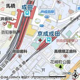 ホテルウェルコ成田周辺の地図