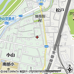 千葉県松戸市小山75周辺の地図