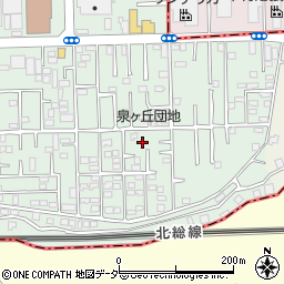 千葉県松戸市松飛台582-22周辺の地図