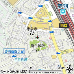 東京都北区赤羽西1丁目16-4周辺の地図