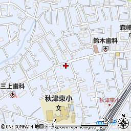 東京都東村山市秋津町4丁目38-46周辺の地図