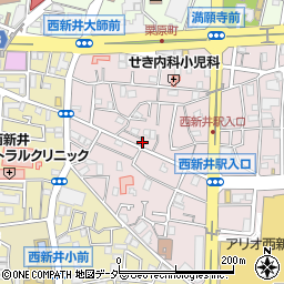 東京都足立区西新井栄町3丁目周辺の地図