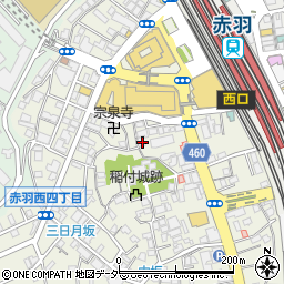 東京都北区赤羽西1丁目16-9周辺の地図