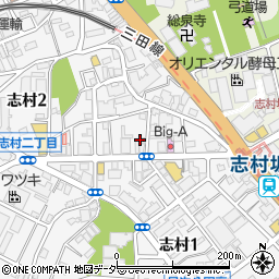 ａｕショップ　志村坂上周辺の地図