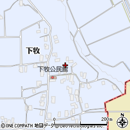 長野県伊那市西春近下牧9244周辺の地図