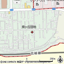 千葉県松戸市松飛台583-5周辺の地図