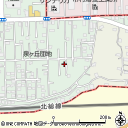 千葉県松戸市松飛台586-14周辺の地図