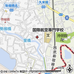埼玉県所沢市久米332-19周辺の地図
