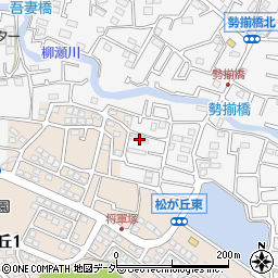 埼玉県所沢市久米249-17周辺の地図