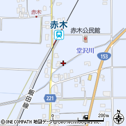 長野県伊那市西春近赤木8600周辺の地図