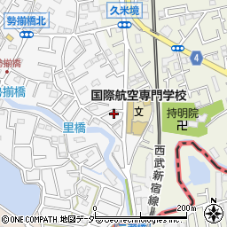 埼玉県所沢市久米332-15周辺の地図