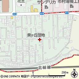 千葉県松戸市松飛台583-28周辺の地図