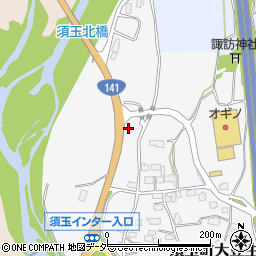 山梨県北杜市須玉町大豆生田1339周辺の地図