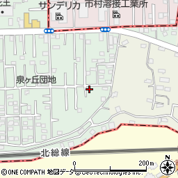 千葉県松戸市松飛台587-12周辺の地図