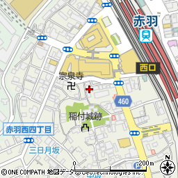 東京都北区赤羽西1丁目16-12周辺の地図