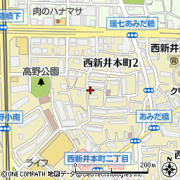 東京都足立区西新井本町2丁目周辺の地図
