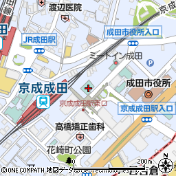 アパホテル　京成成田駅前周辺の地図