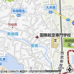 埼玉県所沢市久米329-2周辺の地図