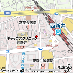 山一管理センター株式会社　西新井西口店周辺の地図