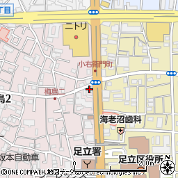 りそな銀行西新井支店 ＡＴＭ周辺の地図