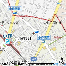 ビッグ・エー羽村小作台店周辺の地図