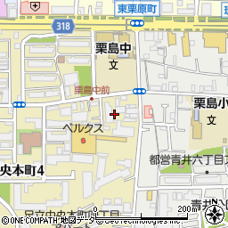 東京都足立区中央本町4丁目24周辺の地図