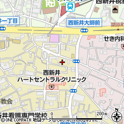 東京都足立区西新井本町1丁目13周辺の地図