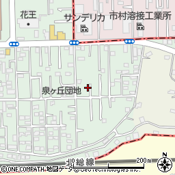 千葉県松戸市松飛台556周辺の地図