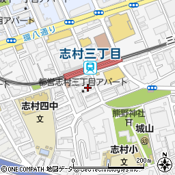 都営志村３丁目アパート３号棟周辺の地図