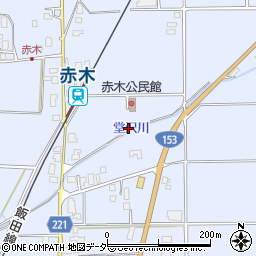 長野県伊那市西春近赤木8607-2周辺の地図
