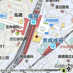 なごみの米屋スカイタウンホール（成田市文化芸術センター）周辺の地図