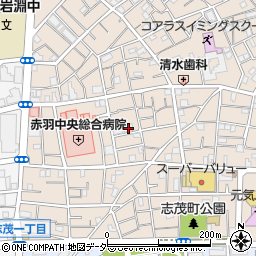 東京都北区志茂1丁目22 2の地図 住所一覧検索 地図マピオン