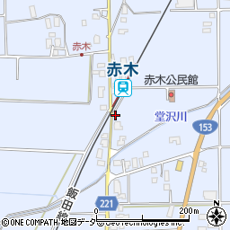 長野県伊那市西春近赤木8614周辺の地図