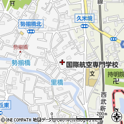 埼玉県所沢市久米328-2周辺の地図