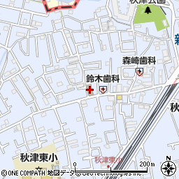 新秋津駅前郵便局 ＡＴＭ周辺の地図