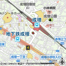 高島平警察署成増駅前交番周辺の地図