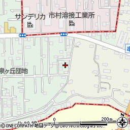 千葉県松戸市松飛台552-14周辺の地図