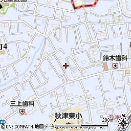 クレスト新秋津周辺の地図