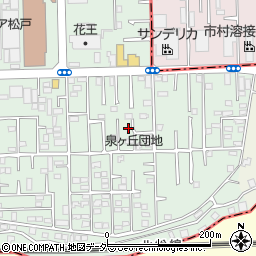 千葉県松戸市松飛台559-9周辺の地図