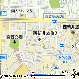 東京都足立区西新井本町2丁目18周辺の地図