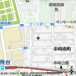 千葉県松戸市串崎南町58周辺の地図