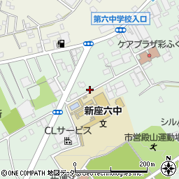 埼玉県新座市堀ノ内3丁目周辺の地図