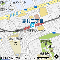 三菱ＵＦＪ銀行志村三丁目駅前 ＡＴＭ周辺の地図