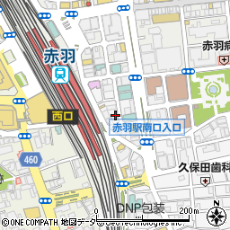 大衆寿司酒場 黒澤商店 赤羽周辺の地図