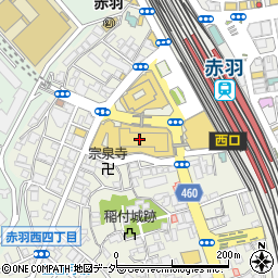コイデカメラ赤羽イトーヨーカドー店周辺の地図