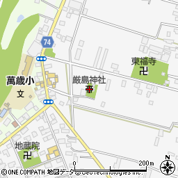 厳島神社周辺の地図